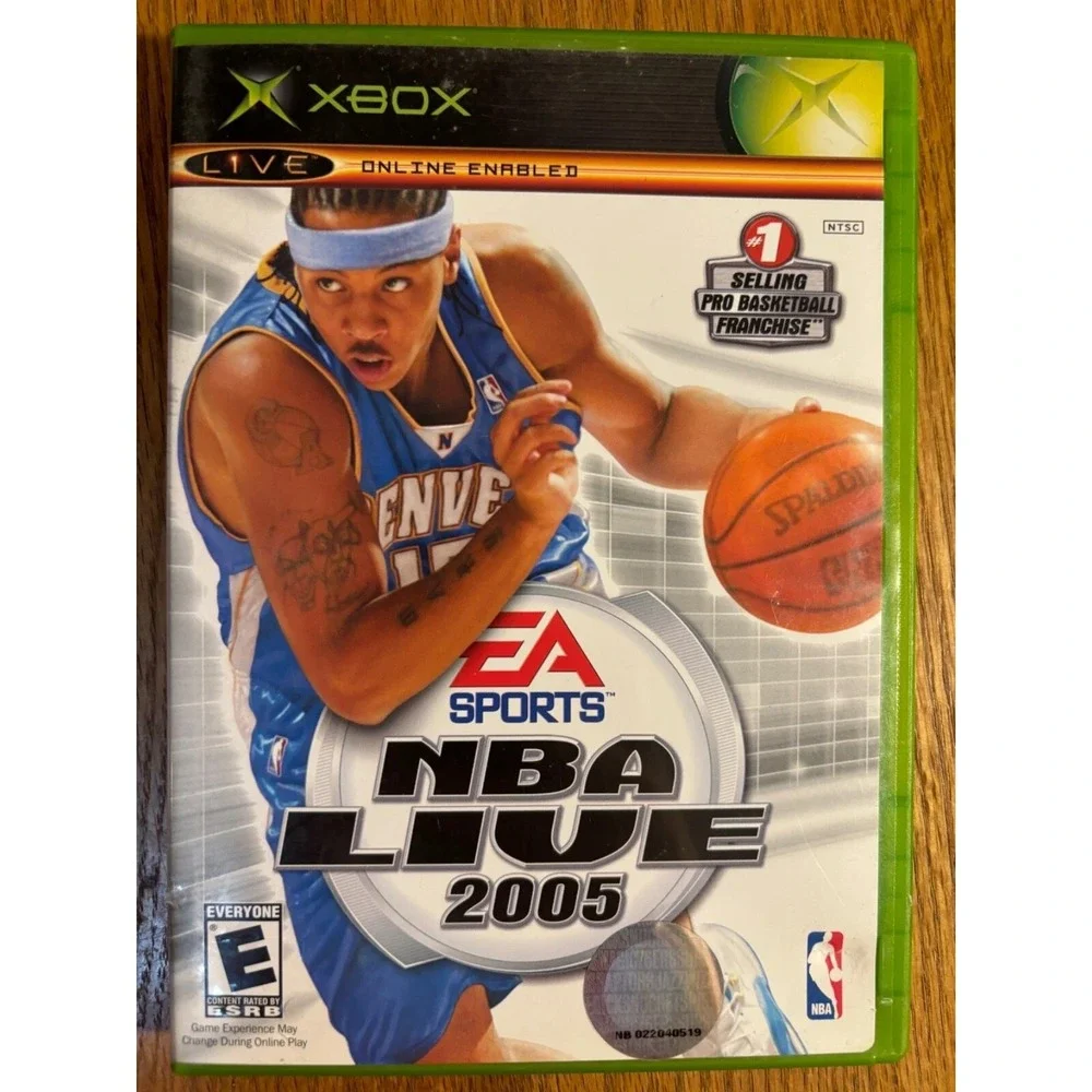 NBA Live 2005 Xbox Original OG CIB Complete tested and working